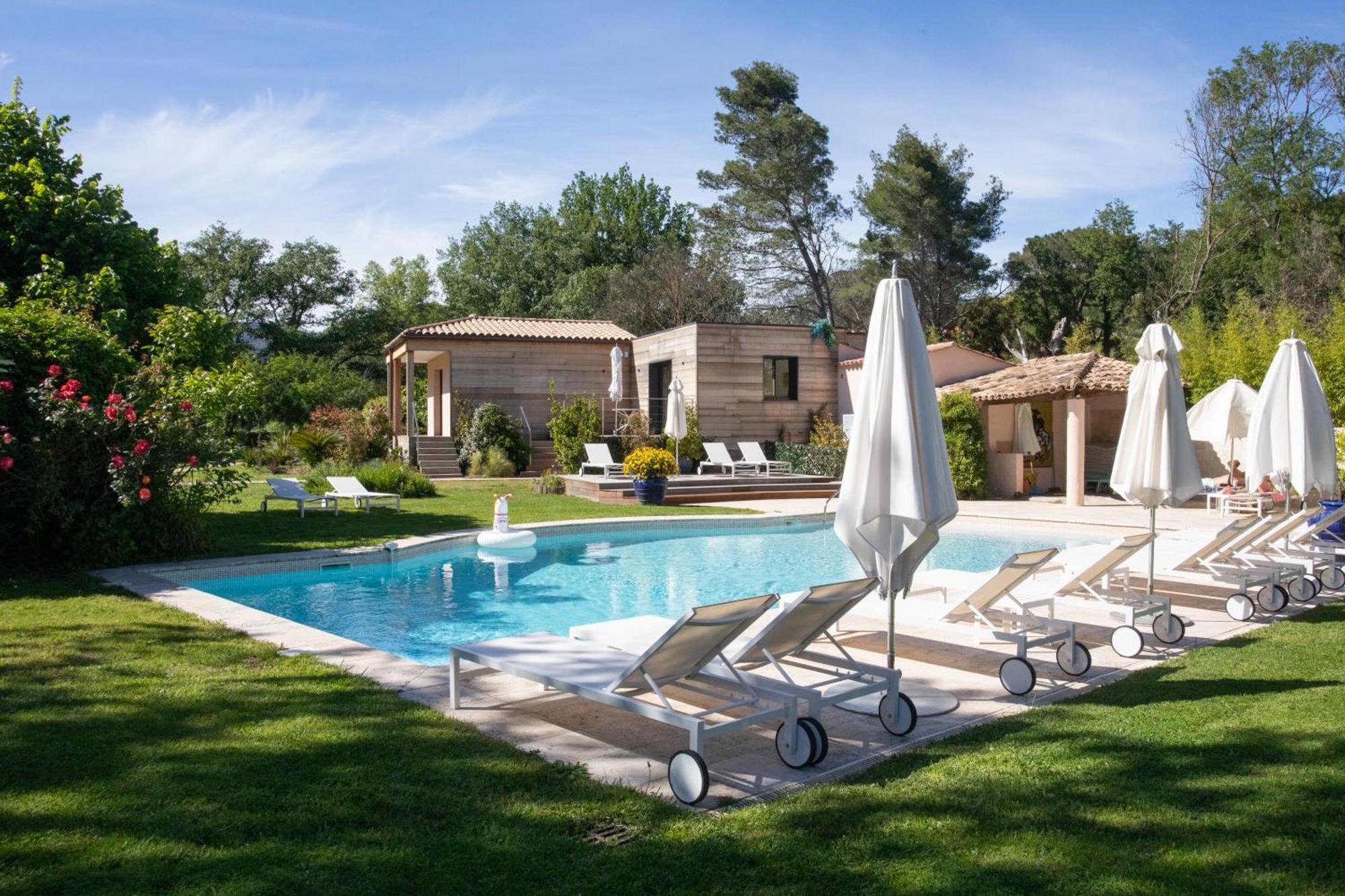 Hotel Le Verger Maelvi Grimaud Esterno foto
